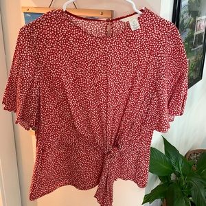 H&M floral blouse